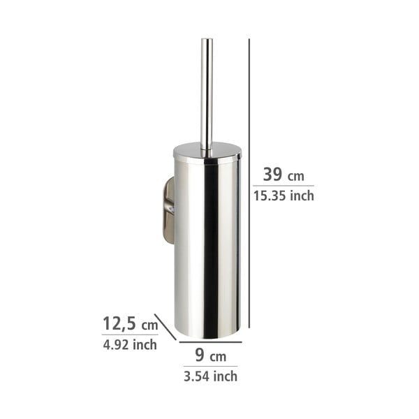 Самозадържаща се четка за тоалетна от неръждаема стомана Orea - Wenko-image-2