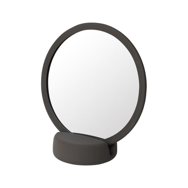 Кафяво настолно козметично огледало, височина 18,5 cm - Blomus