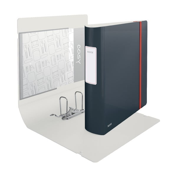 Сива папка с лост, A4 Cosy - Leitz-image-2