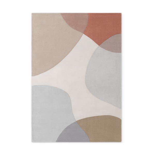 Бежов ръчно изработен вълнен килим 120x170 cm Hackney Clarissa – Ted Baker