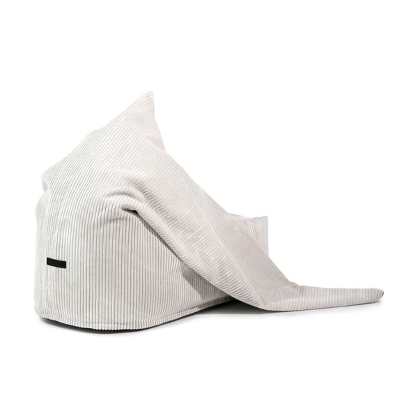 Тъмносив детски пуф от рипсено кадифе Cocoon 120 – SLOWDOWN-image-3