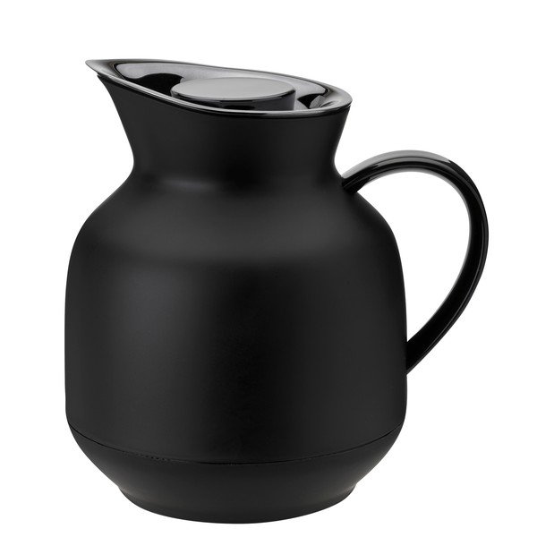 Черна пластмасова термо кана 1 l Amphora – Stelton