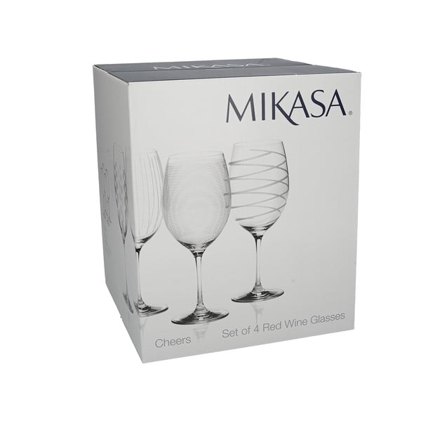 Чаши за вино в комплект от 4 чаши 685 ml Cheers - Mikasa-image-4