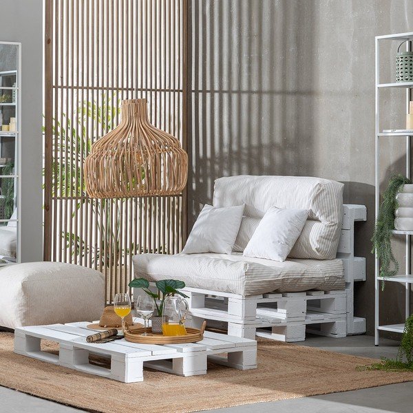 Бяло-бежови възглавници за градински стол в комплект от 4 бр. за палети 80x112 cm – Ixia-image-3