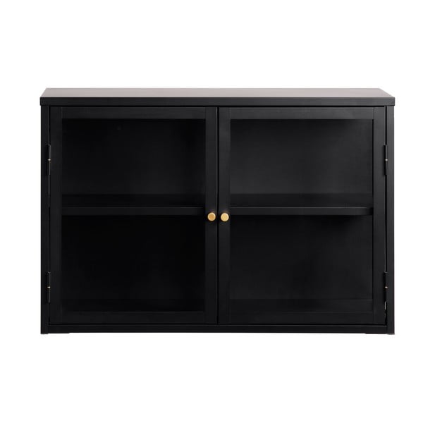 Черен метален шкаф 90x60 cm Carmel - Unique Furniture