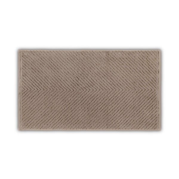 Кафява памучна кърпа 71x40 cm Chevron - Foutastic
