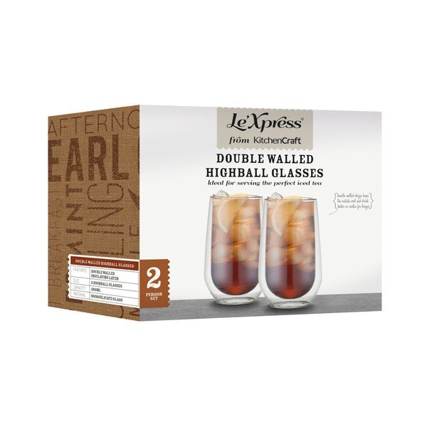 Dvě velké sklenky Kitchen Craft Le'Xpress, 380 ml-image-2