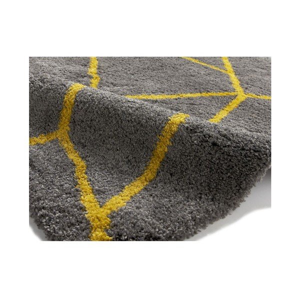 Сив и жълт килим Сив и жълт, 120 x 170 cm Royal Nomadic - Think Rugs-image-2