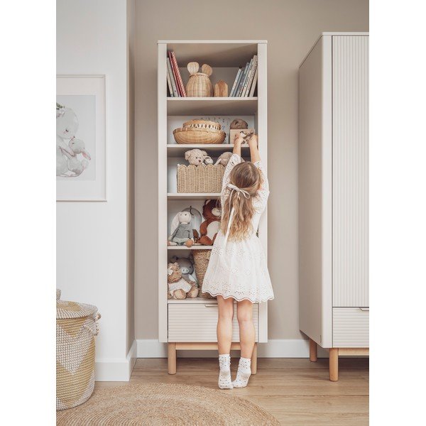 Бежов детски шкаф за книги 65x42 cm Miloo - Pinio-image-3