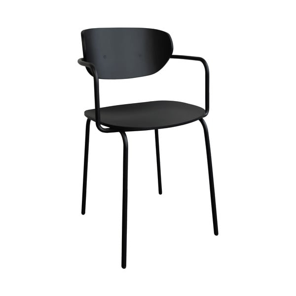Черни трапезни столове в комплект от 4 бр. Arch – Hübsch