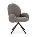 Сив фотьойл Dario - Marckeric