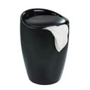 Черен кош за пране и табуретка в едно , 20 л Candy - Wenko