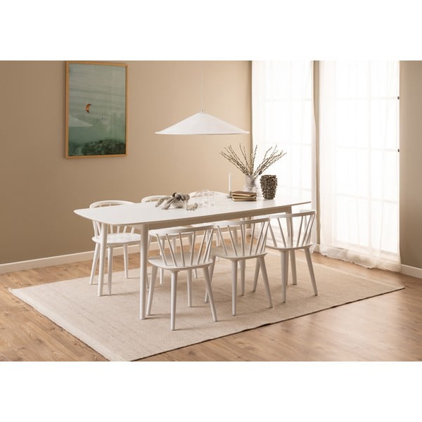 Бял трапезен стол Ida – Actona-image-2