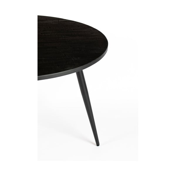 Кръгла маса за хранене от тиково дърво ø 110 cm Mo - White Label-image-3