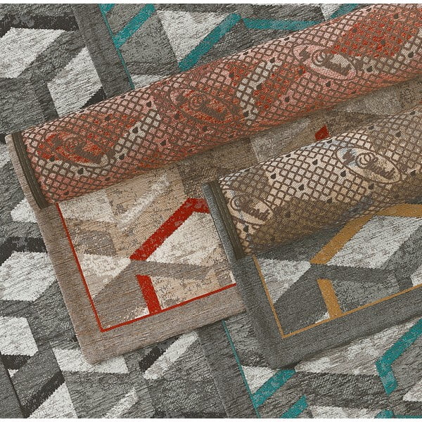 Сиво-кафяв мокет , 55 x 140 cm Hypnotik - Floorita-image-3