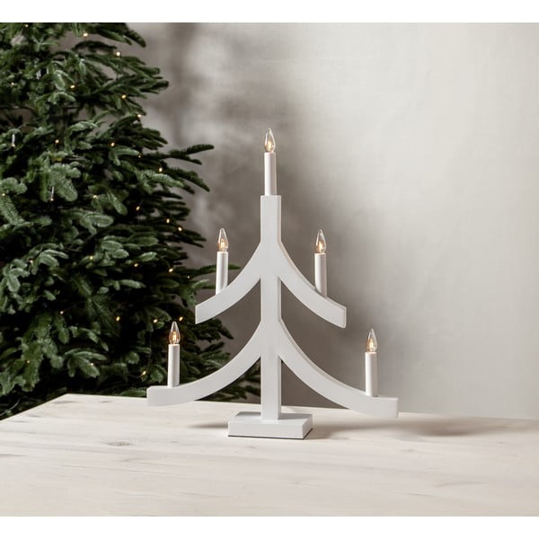 Бяла коледна светлинна украса Pagod – Star Trading-image-1