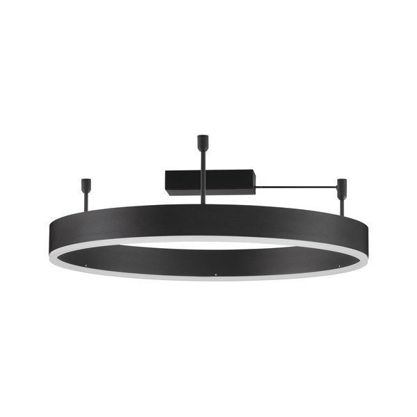 Матово черно алуминиево LED затъмняващо се осветително тяло за таван Motif – Nova Luce
