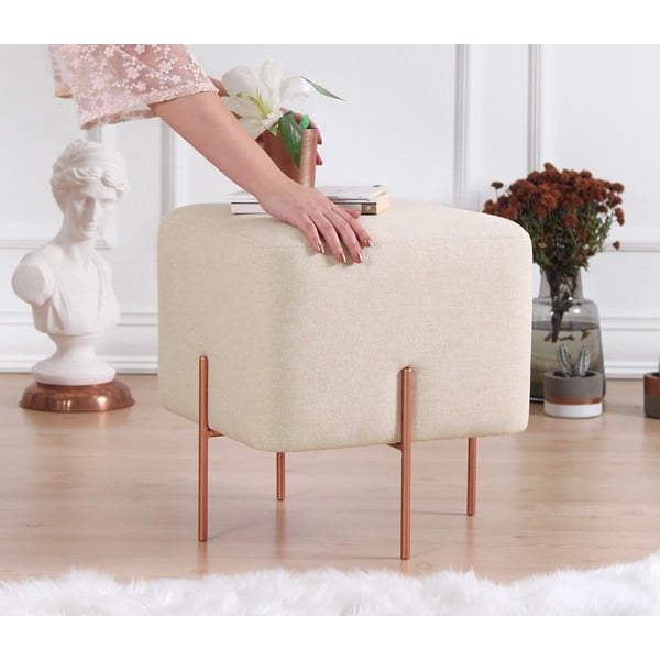 Кремава табуретка Copper – Artie-image-1