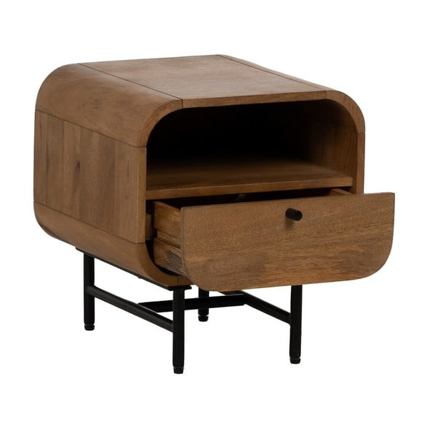 Нощно шкафче от масивно манго в естествен цвят Mahón – Ixia-image-2