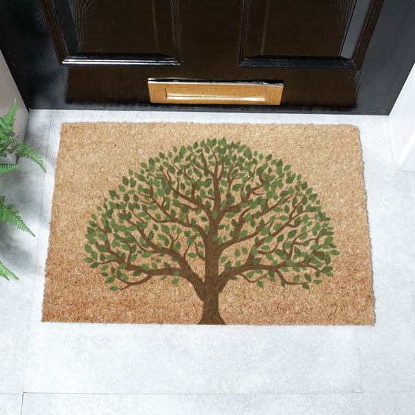 Изтривалка от кокосови влакна 60x90 cm Tree of Life – Artsy Doormats-image-2