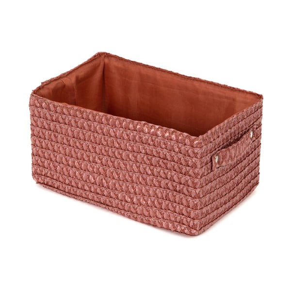 Червена кошница за съхранение Lilou Basket Terracotta - Compactor