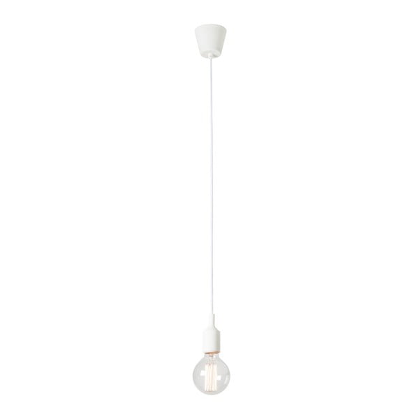 Бяла висяща лампа без абажур Sula Silicone - SULION