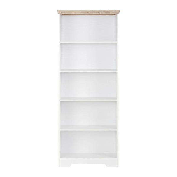 Бял шкаф за книги 75x180 cm Annie - Støraa