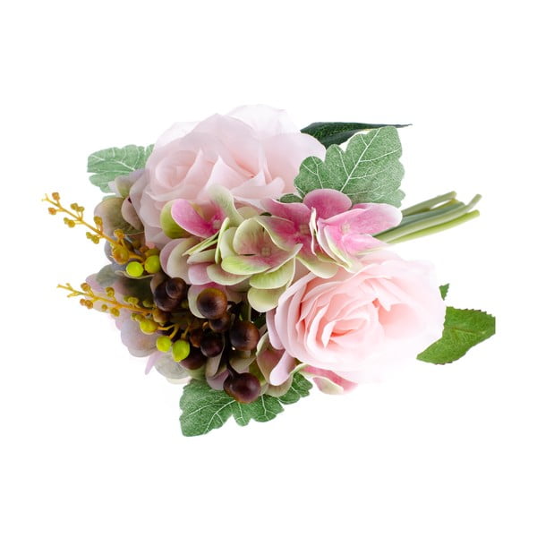 Изкуствено цвете в стил роза с хортензия - Dakls