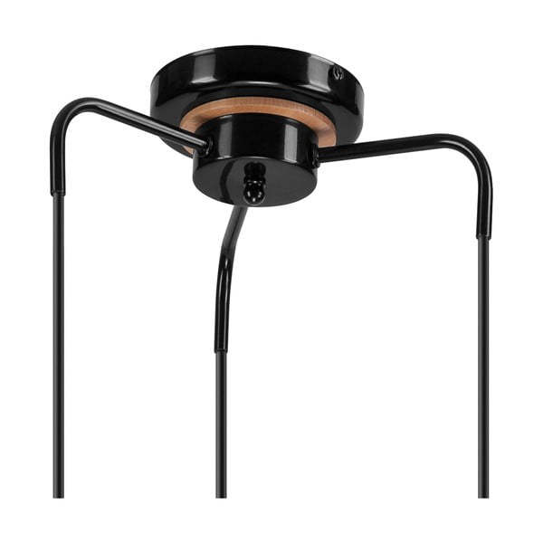 Черно висящо осветително тяло Angelina – LAMKUR-image-4