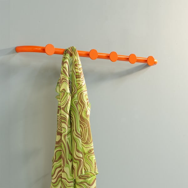 Оранжева метална стенна закачалка 75 cm Retro – Spinder Design-image-1