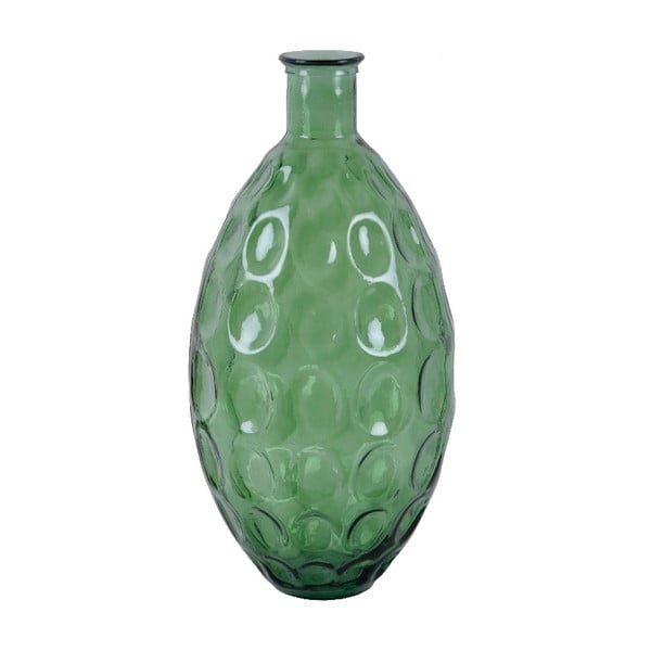 Зелена ваза от рециклирано стъкло Dune, височина 59 cm - Ego Dekor