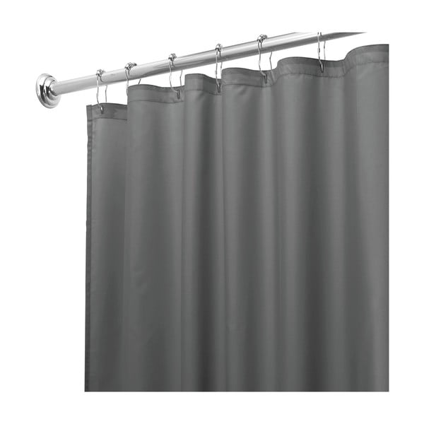 Сива завеса за душ , 180 x 200 cm Poly - iDesign