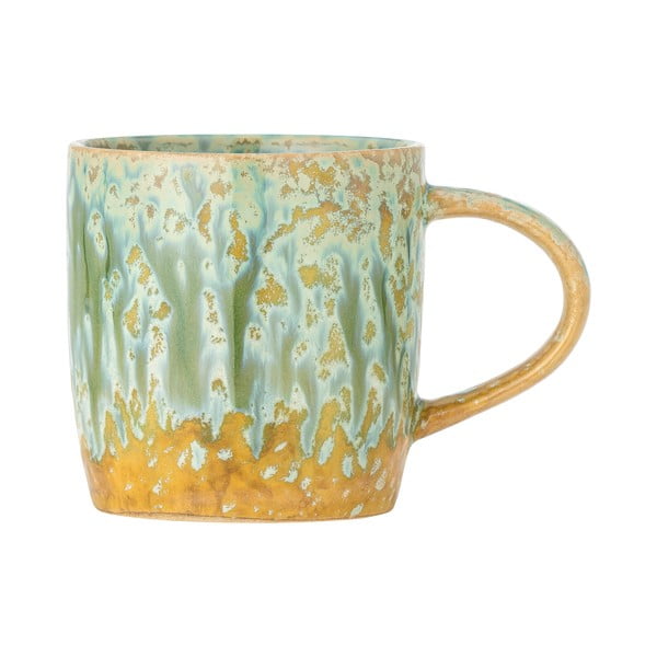 Жълта/светлозелена глинена чаша 400 ml Milani – Bloomingville