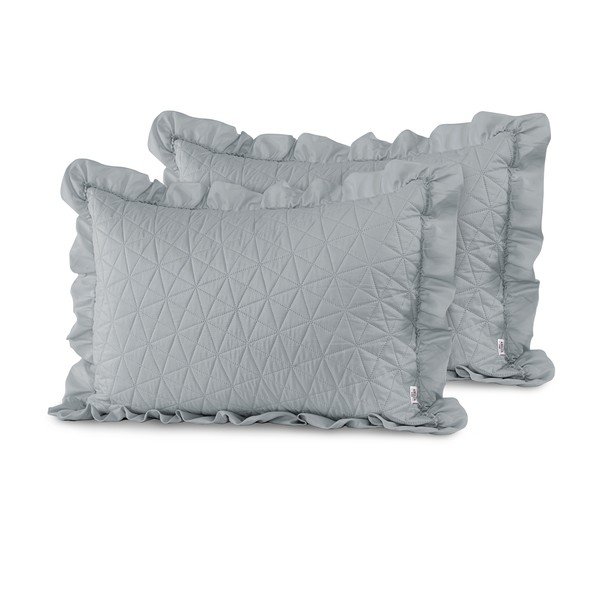 Комплект от 2 сиви калъфки за възглавници, 70 x 50 cm Tilia - AmeliaHome-image-1