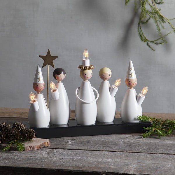 Черно-бял светлинна декорация за контакт Luciakör – Star Trading-image-1