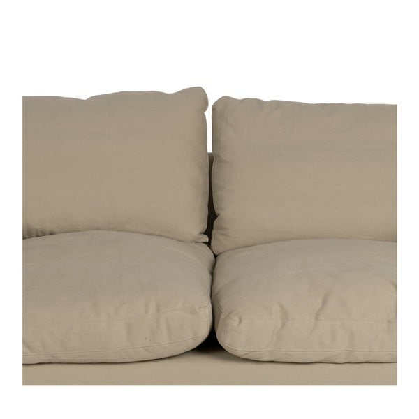 Бежов ленен диван 180 cm – Ixia-image-4