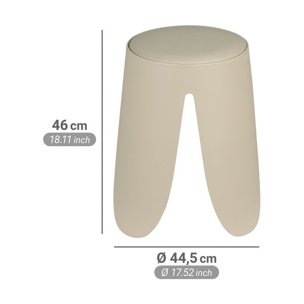 Бежов пластмасов стол за подреждане Comiso – Wenko-image-4