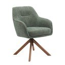 Зелени тапицирани трапезни столове в комплект 2 бр. Avola – Unique Furniture