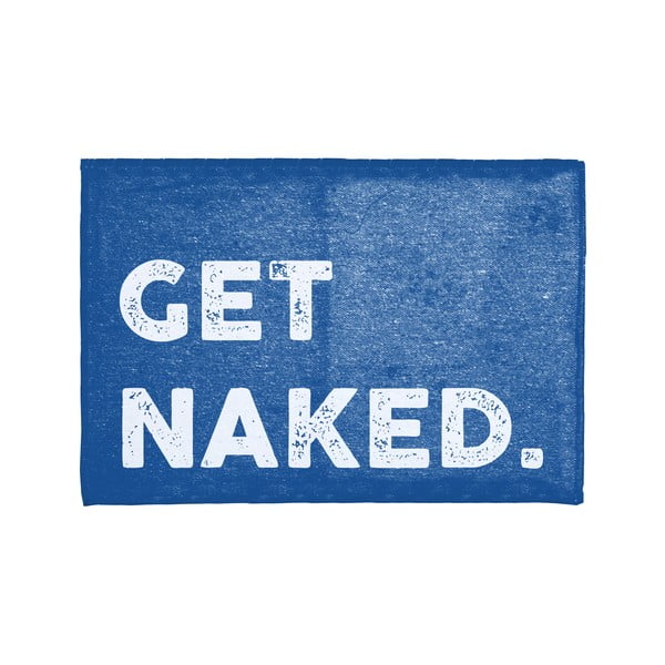 Синя постелка за баня 60x40 cm Naked - Really Nice Things