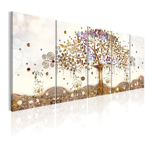 Живопис върху платно Ослепително дърво, 200 x 80 cm - Artgeist