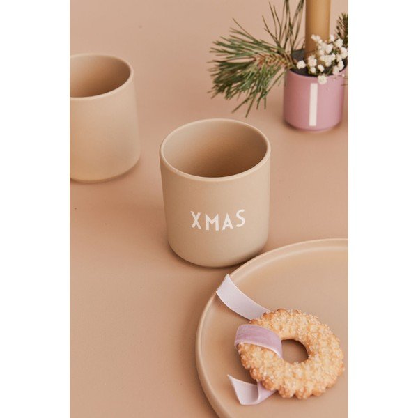 Бежова чаша от имитиращ порцелан , 0,25 л Favourite - Design Letters-image-1