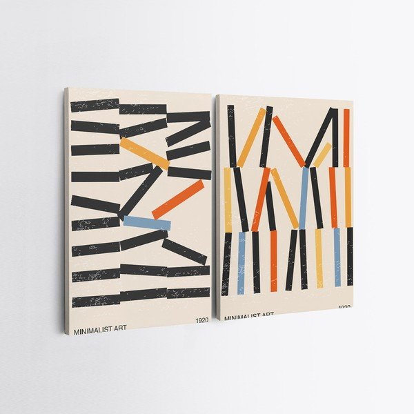 Картини в комплект от 2 бр. 50x70 cm Lines – Wallity-image-2