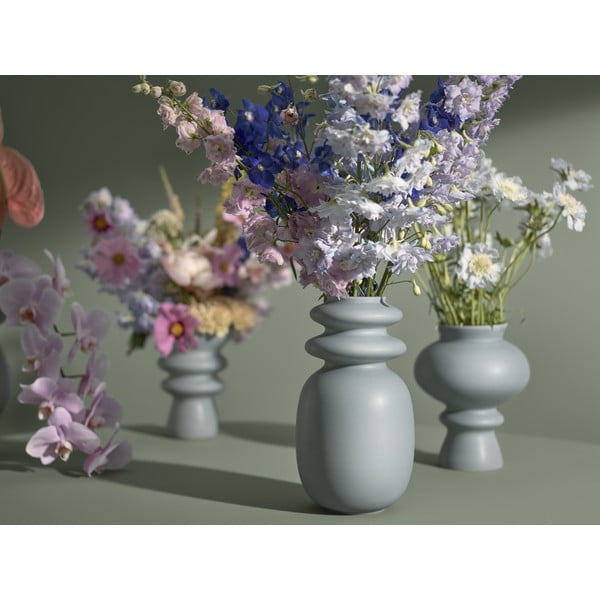 Синьо-сива керамична ваза, височина 29 cm Kontur - Kähler Design-image-1