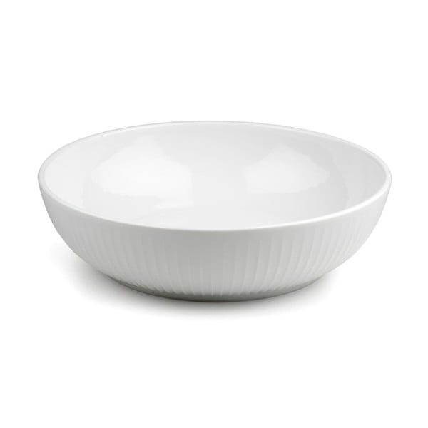 Бяла порцеланова купа за салата Hammershoi, ⌀ 30 cm - Kähler Design