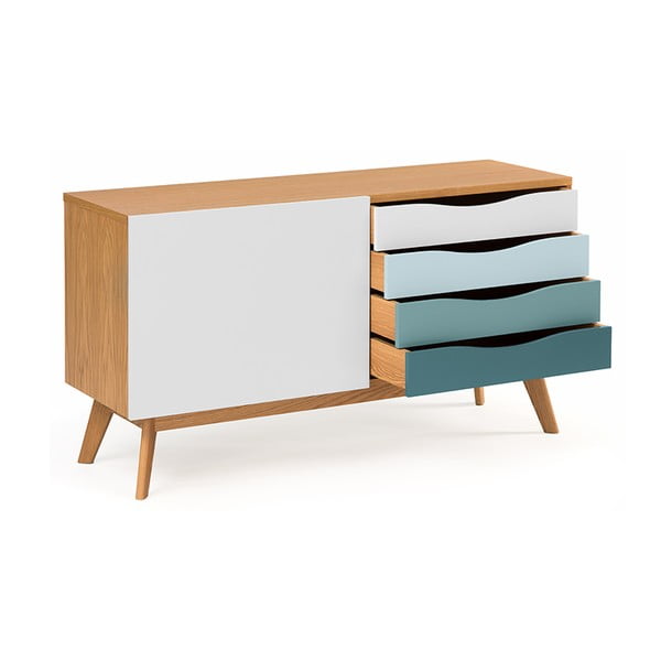 Комод със сини чекмеджета Avon - Woodman-image-3