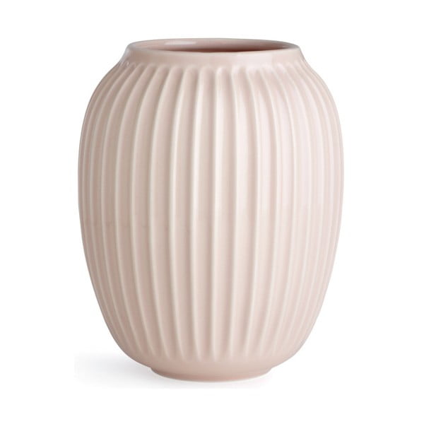 Светлорозова керамична ваза Hammershoi, ⌀ 16,5 cm - Kähler Design