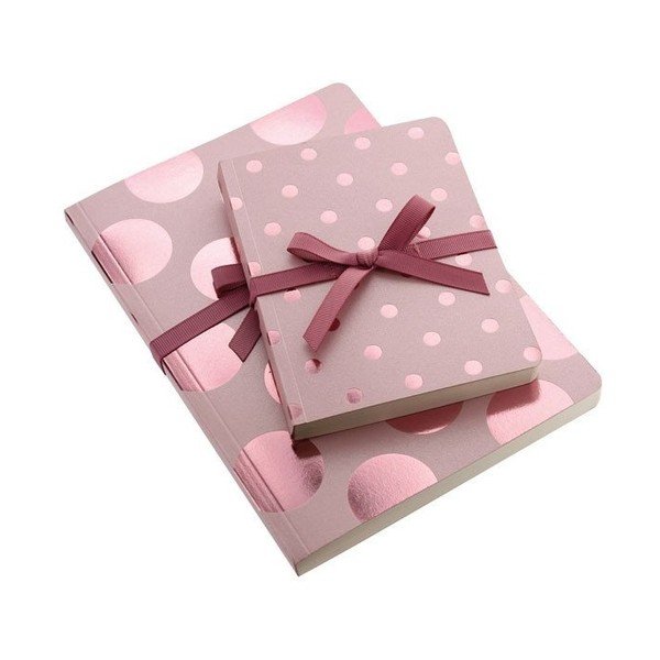 Zápisník A5 GO Stationery Polka Blush-image-1