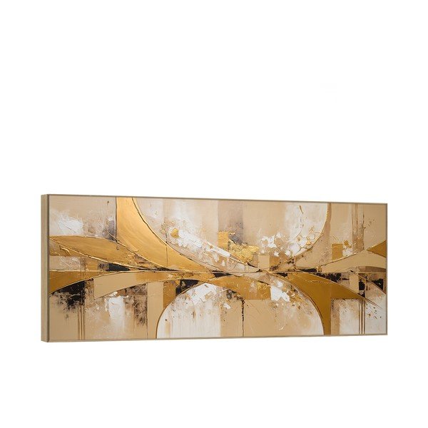 Картина 150x60 cm Gold Abstraction – knor-image-2