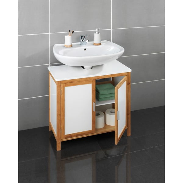 Шкаф за баня, изработен от бамбуково дърво Finja - Wenko-image-1