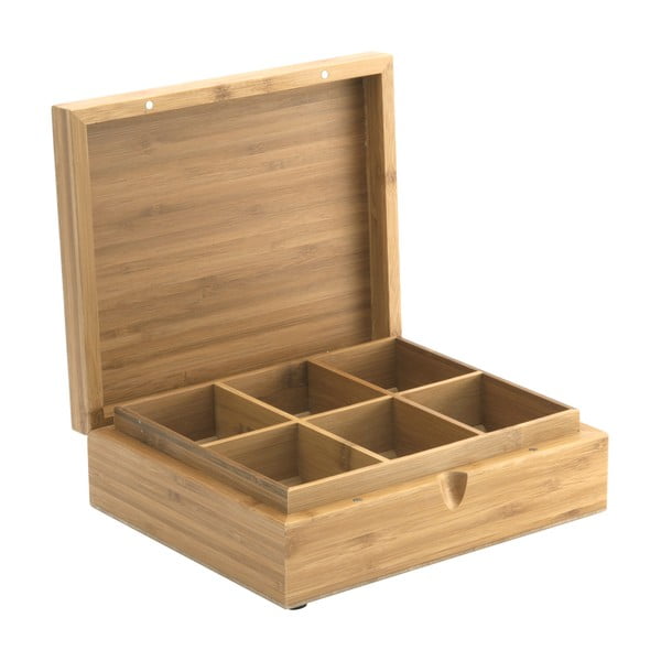 Krabička na čaj, bambus